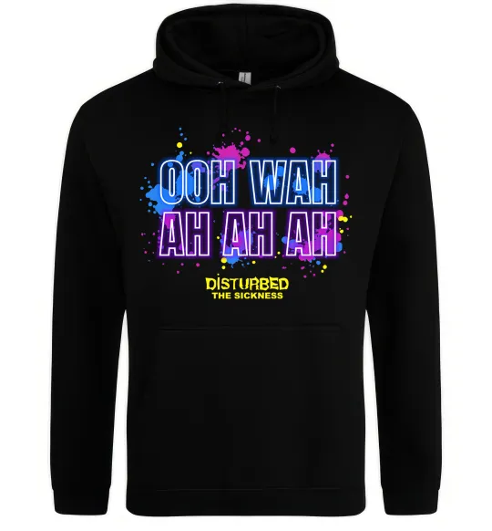 Жіноча толстовка (худі) Disturbed Ooh wah ah ah ah Чорний фото