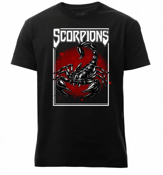Чоловіча преміум футболка Scorpions Чорний фото