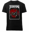 Чоловіча преміум футболка Scorpions Чорний фото