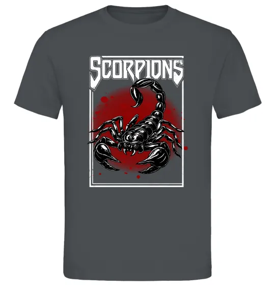 Мужская футболка Scorpions Графит фото