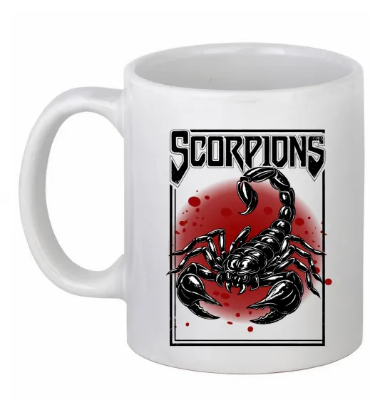Чашка керамічна Scorpions Білий фото