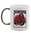 Чашка с цветной ручкой Scorpions Серебро фото