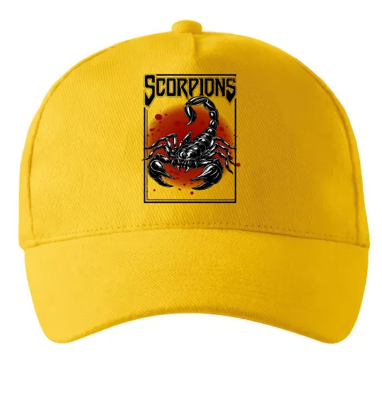 Кепка Scorpions Сонячно жовтий фото