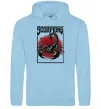 Женская толстовка (худи) Scorpions Голубой фото
