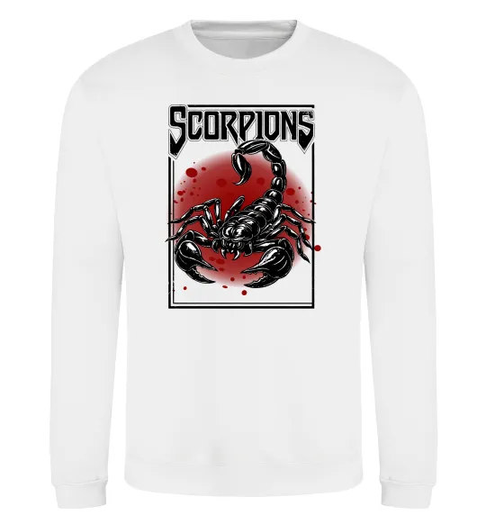 Свитшот Scorpions Белый фото