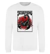 Свитшот Scorpions Белый Свитшот Scorpions Белый фото