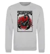 Свитшот Scorpions Серый меланж Свитшот Scorpions Серый меланж фото