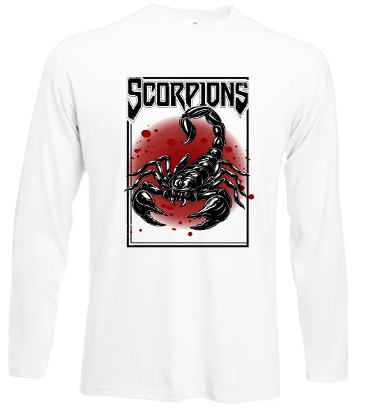Лонгслив Scorpions Белый фото