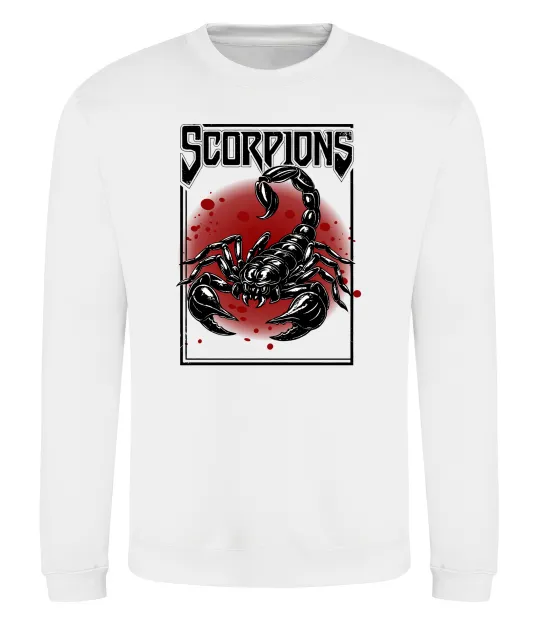Свитшот Scorpions Белый фото