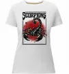 Жіноча преміум футболка Scorpions Білий фото