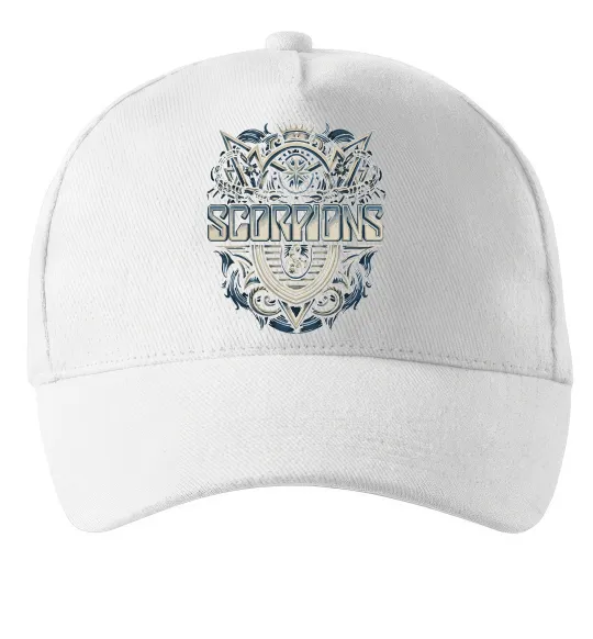 Кепка Scorpions art Білий фото