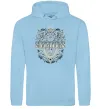 Мужская толстовка (худи) Scorpions art Голубой фото