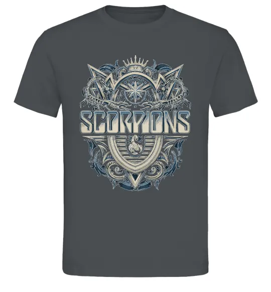 Мужская футболка Scorpions art Графит фото