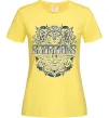 Жіноча футболка Scorpions art Лимонний фото