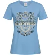 Жіноча футболка Scorpions art Блакитний фото