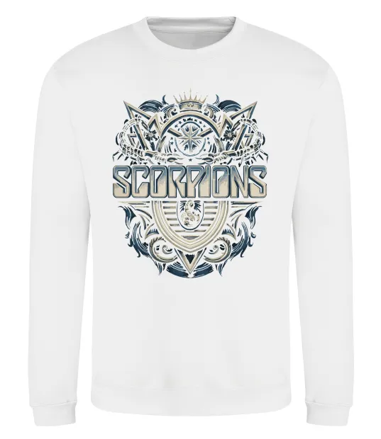Свитшот Scorpions art Белый фото