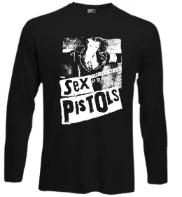 Лонгслів Sex Pistols Anarchy Чорний фото