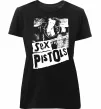 Женская премиум футболка Sex Pistols Anarchy Черный фото