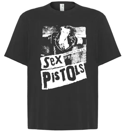 Футболка Оверсайз Sex Pistols Anarchy Черный фото