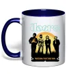 Чашка з кольоровою ручкою The Doors waiting for the sun Глибокий темно-синій фото