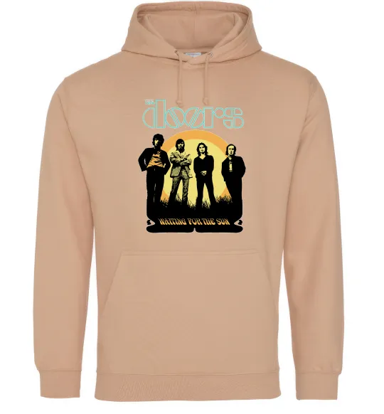 Мужская толстовка (худи) The Doors waiting for the sun Песочный фото