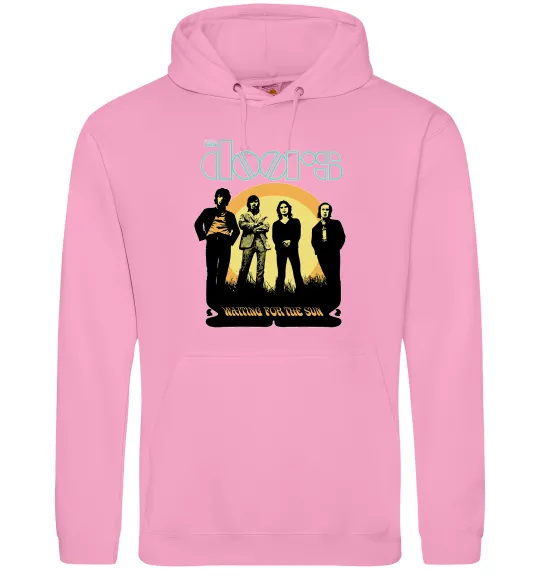 Жіноча толстовка (худі) The Doors waiting for the sun Рожевий фото