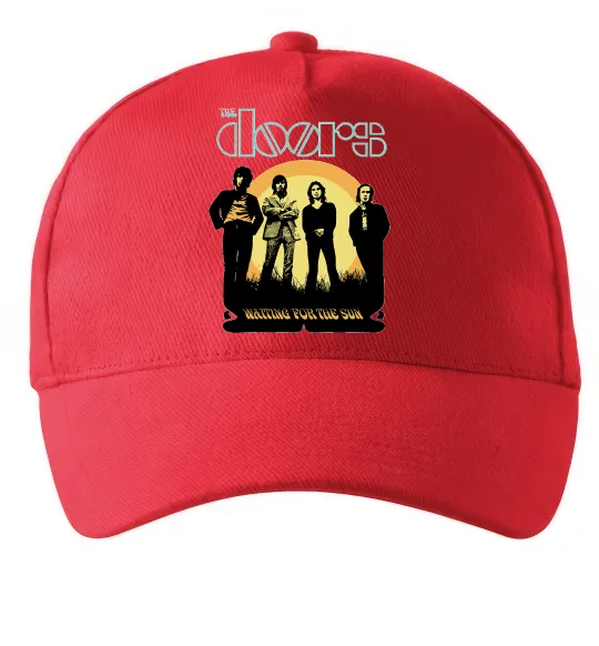 Кепка The Doors waiting for the sun Червоний фото