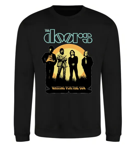 Свитшот The Doors waiting for the sun Черный фото