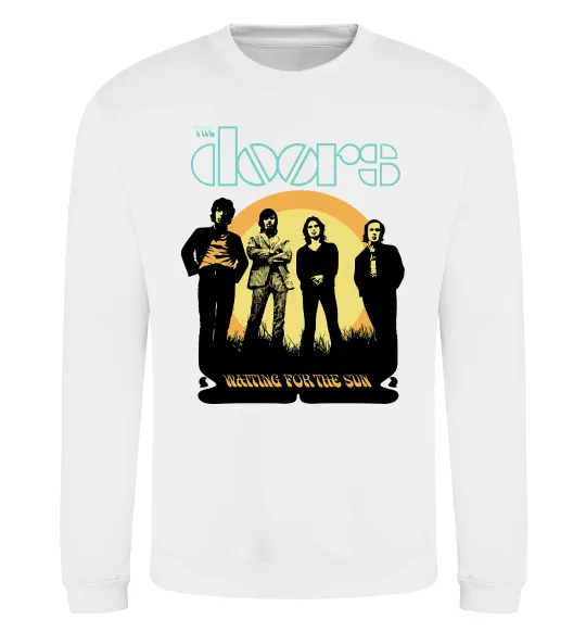 Свитшот The Doors waiting for the sun Белый фото