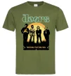 Чоловіча футболка The Doors waiting for the sun Оливковий фото