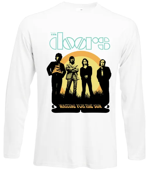 Лонгслів The Doors waiting for the sun Білий фото