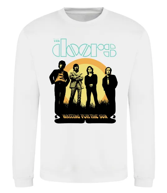 Світшот The Doors waiting for the sun Білий фото