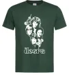 Мужская футболка The Doors band Темно-зеленый фото