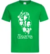 Мужская футболка The Doors band Зеленый фото