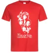 Мужская футболка The Doors band Красный фото
