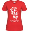 Женская футболка The Doors band Красный фото