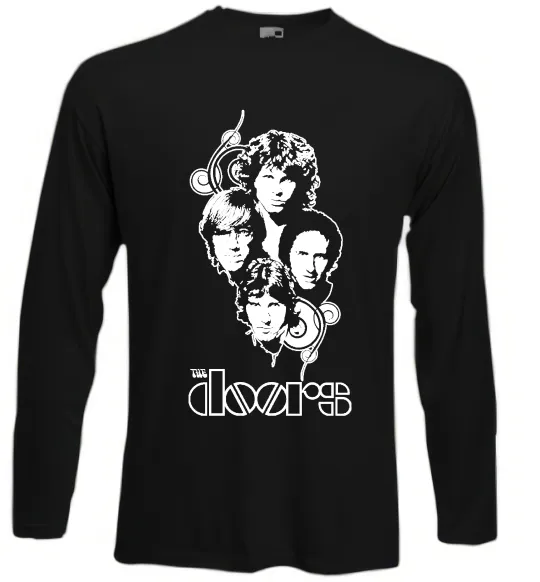 Лонгслів The Doors band Чорний фото