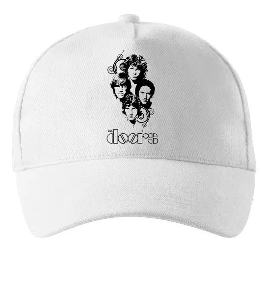 Кепка The Doors band Білий фото