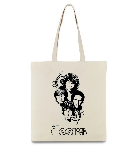 Еко-сумка The Doors band Бежевий фото