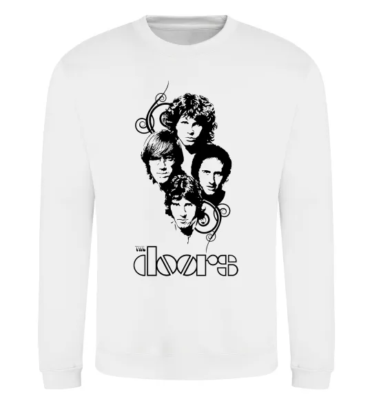Світшот The Doors band Білий фото