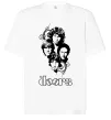 Футболка Оверсайз The Doors band Белый фото