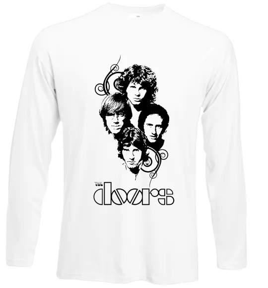 Лонгслів The Doors band Білий фото