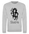 Свитшот The Doors band Серый меланж Свитшот The Doors band Серый меланж фото
