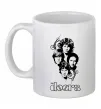 Чашка керамічна The Doors band Білий фото