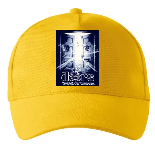 Кепка The Doors break on through Сонячно жовтий фото