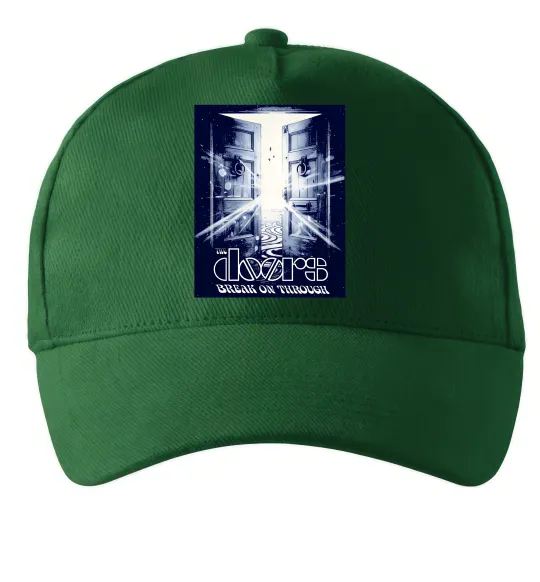 Кепка The Doors break on through Темно-зелений фото