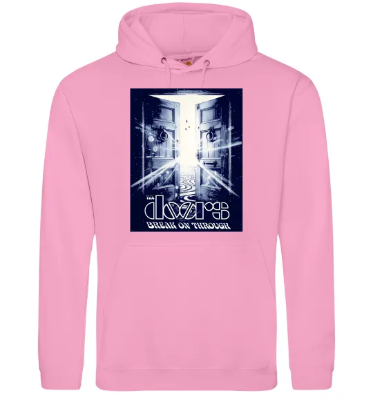 Женская толстовка (худи) The Doors break on through Розовый фото
