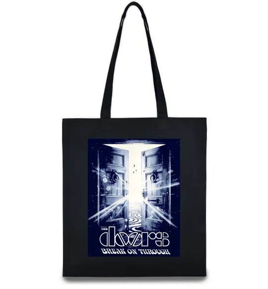 Еко-сумка The Doors break on through Чорний фото