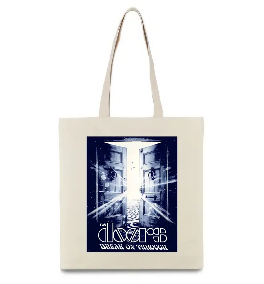 Еко-сумка The Doors break on through Бежевий фото