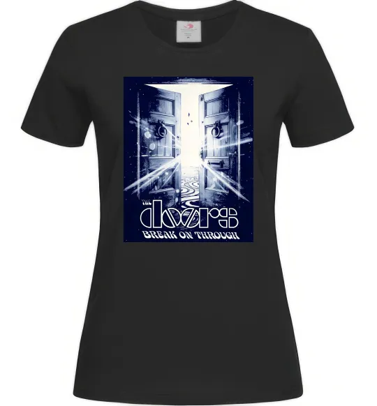 Женская футболка The Doors break on through Черный фото